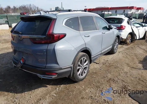 2021 Honda Cr-V Hybrid Touring из США, поврежденный, VIN 7FART6H94ME036094
